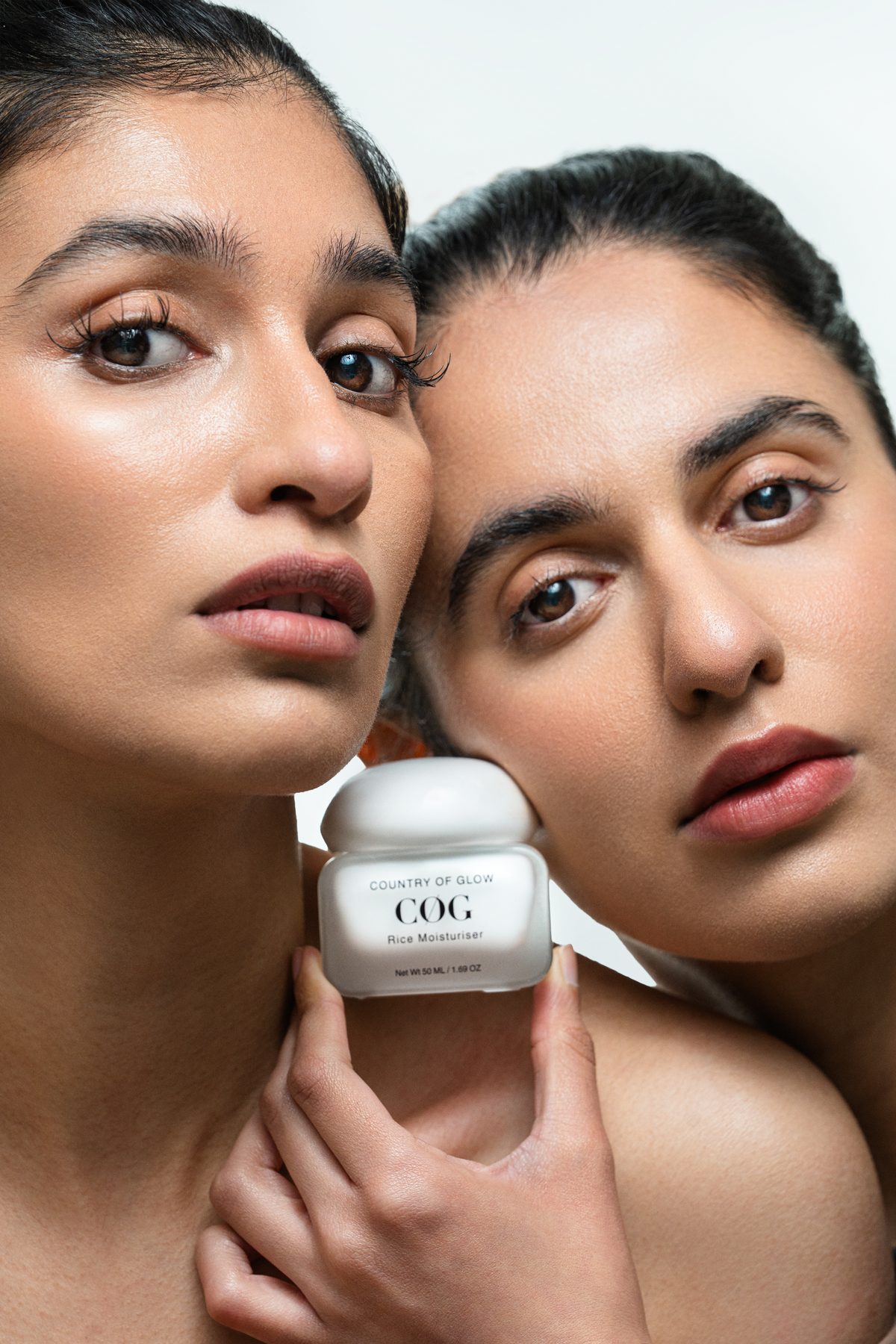 Country of Glow — model with product