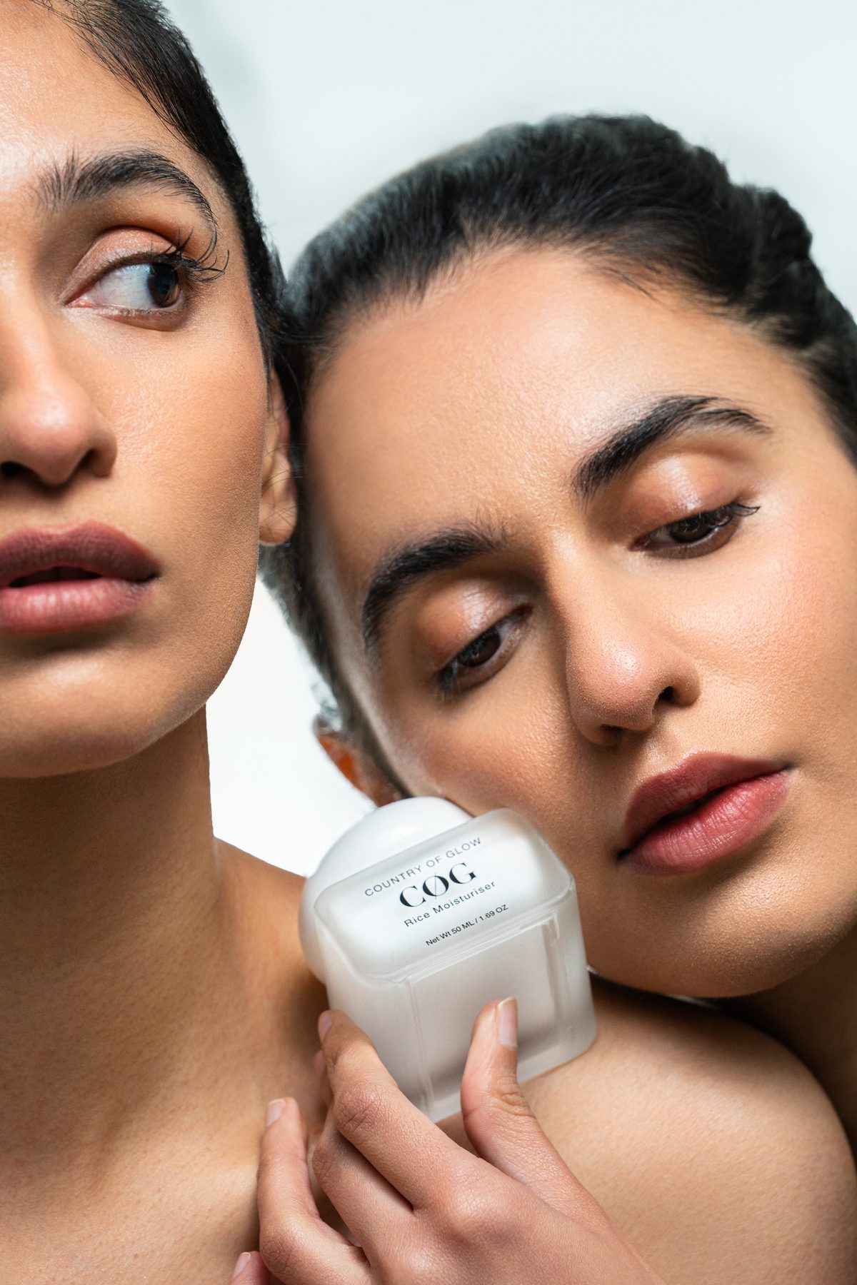 Beauty photography — natural skin finish close-up, Melbourne